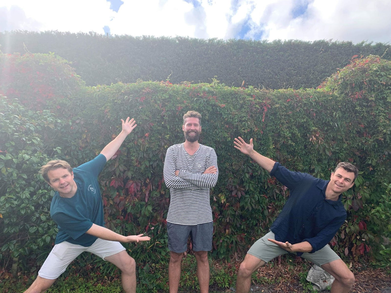 Brendon, Michael and Brad — May 2020.