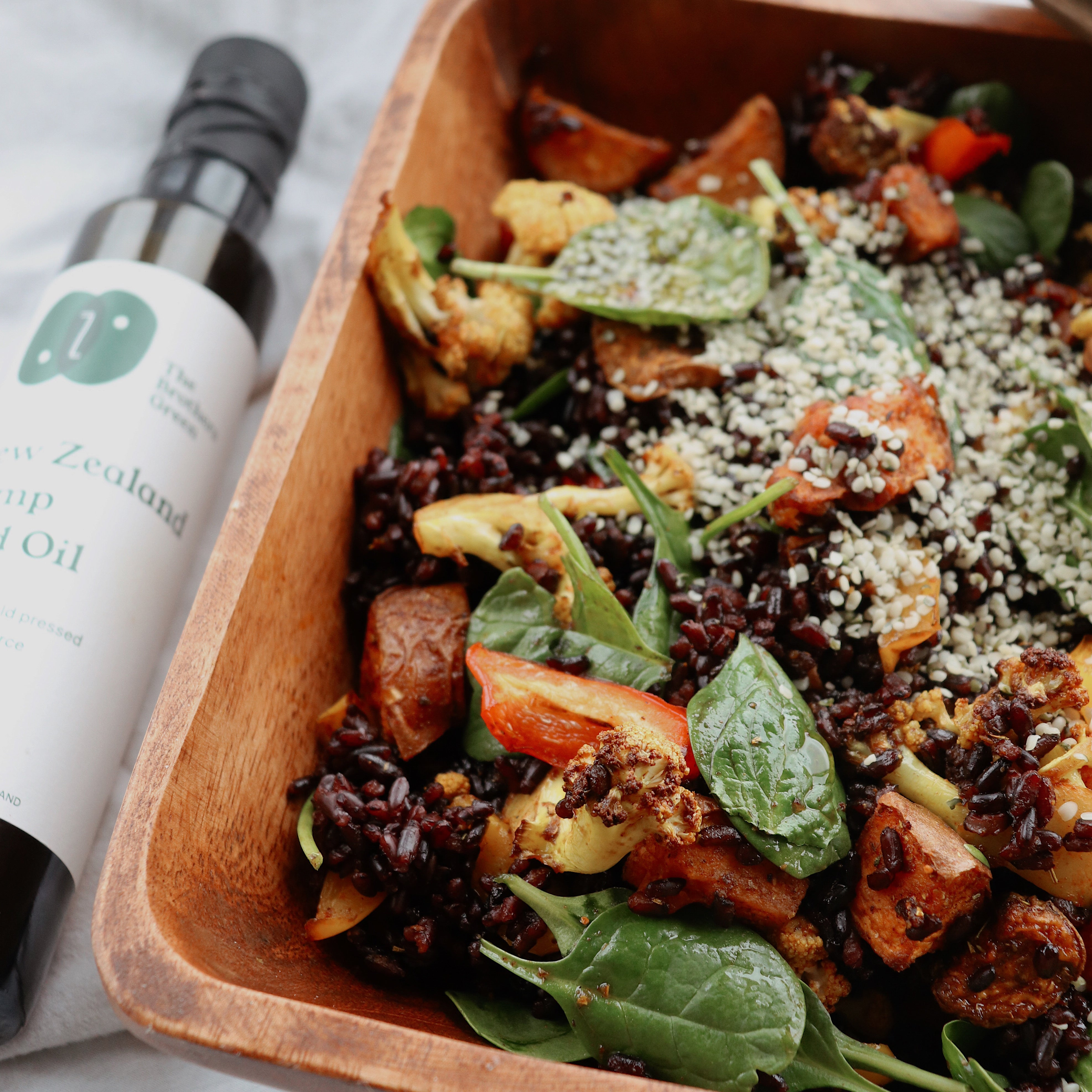 Black Rice & Hemp Salad Recipe