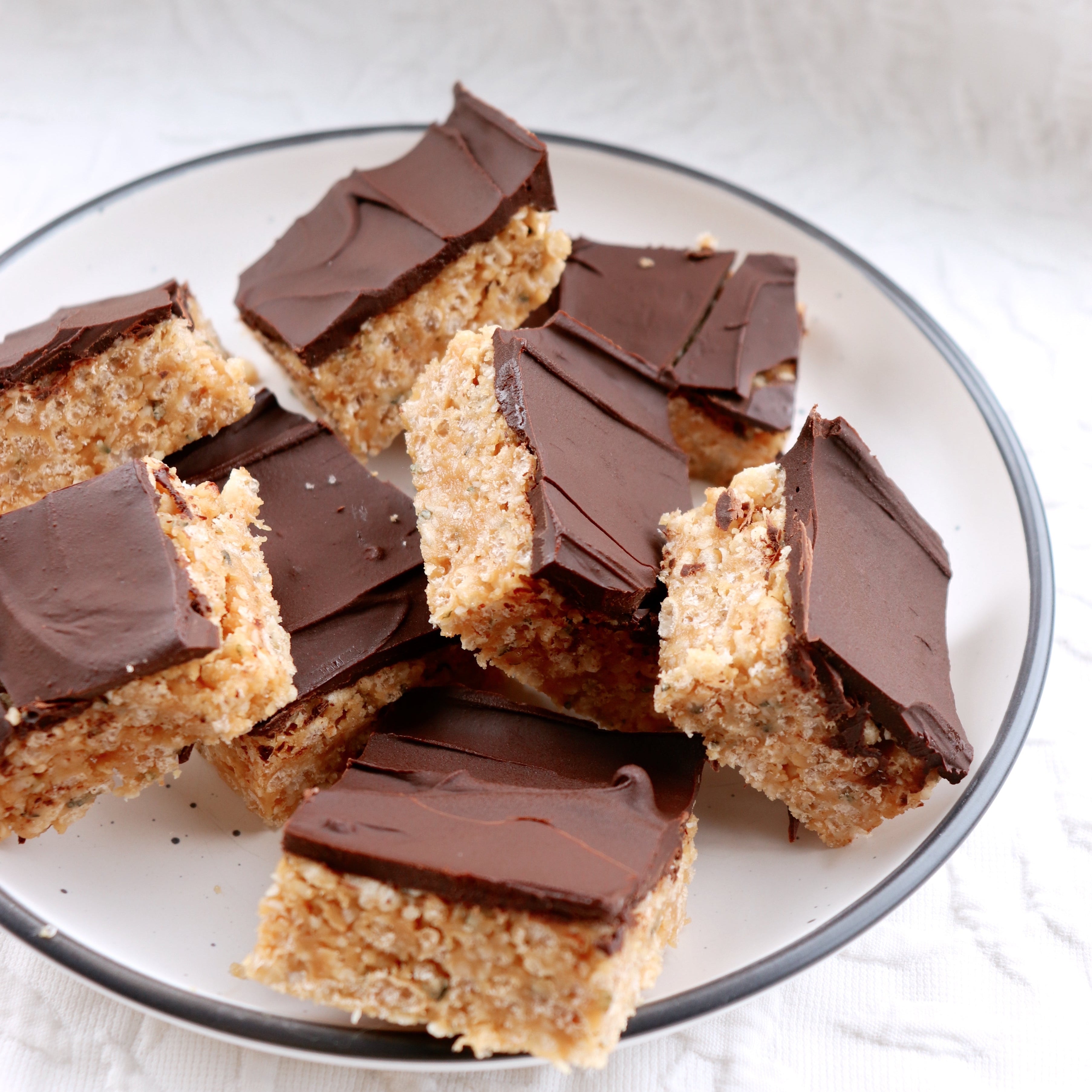 Hemp Rice Bubble Slice - The Brothers Green - Hemp Recipe
