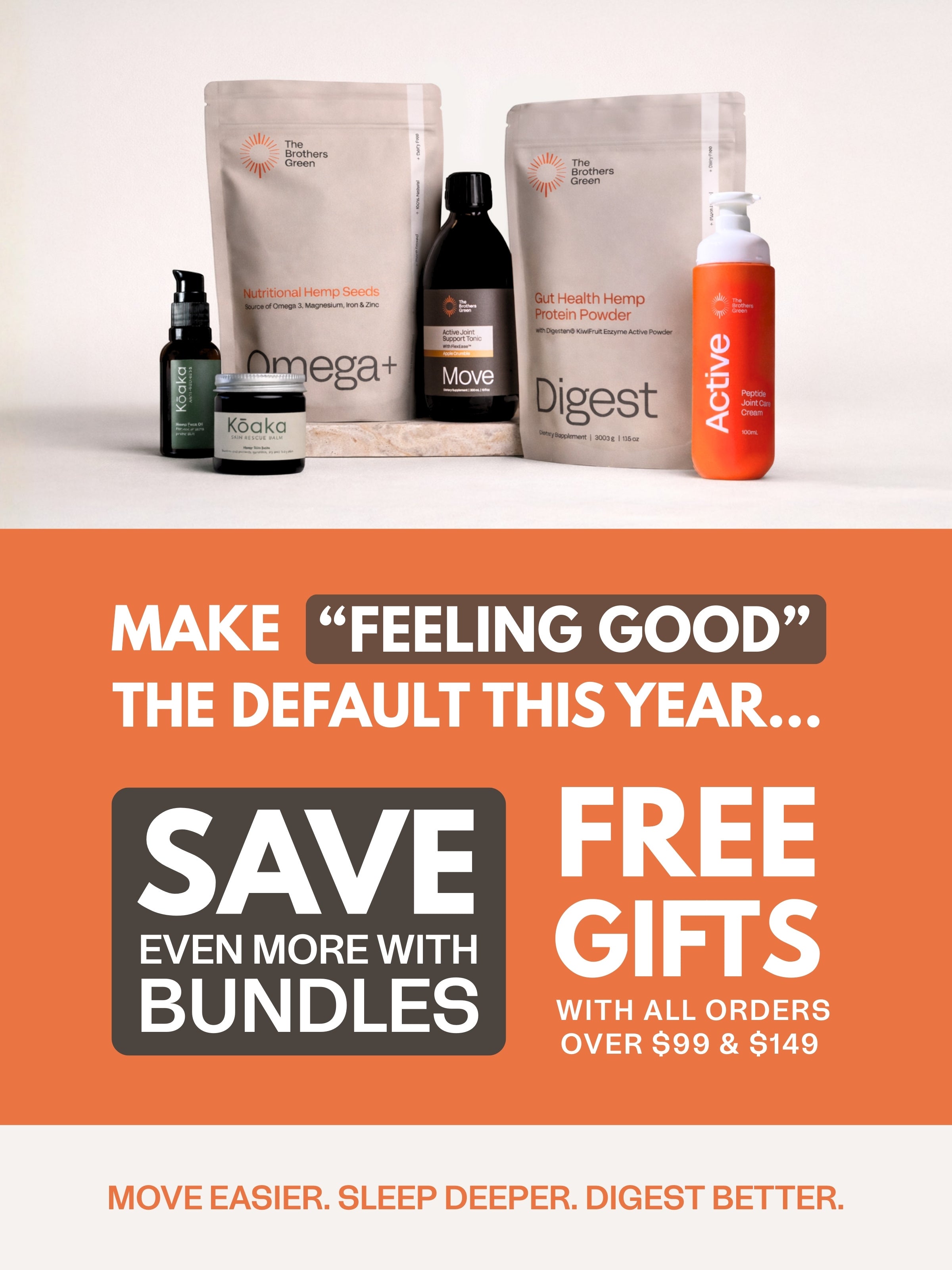 Joint Support Oil, Digest & Sleep Support: The Brothers Green